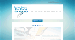 Desktop Screenshot of bostonharborboatrentals.com